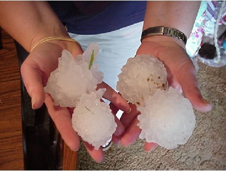 Large Hail Being Reported in OK, MO and KY Today